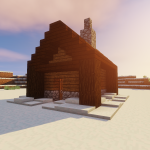 Tiny winter cottage