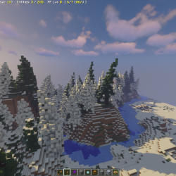 Snow Fir Trees